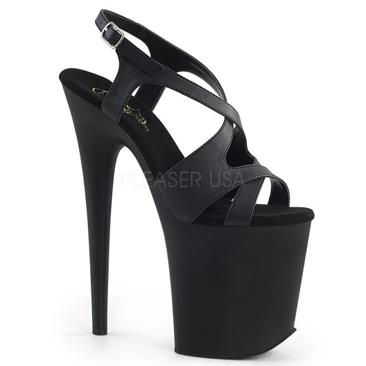 Стрипы Pleaser черные FLAM831/BPU/M