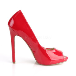 Туфли на шпильке Pleaser красные SEXY42/R